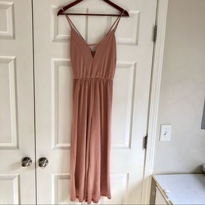 Sienna Sky Romper. Color Mauve. Size Medium